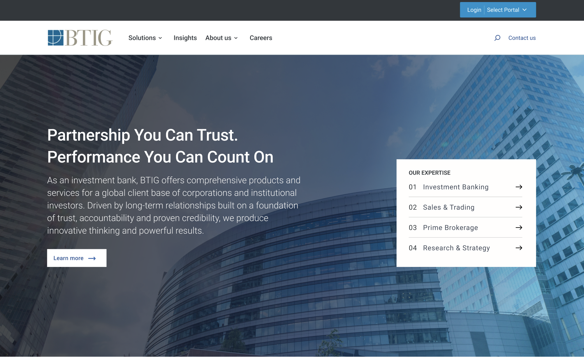 BTIG Homepage